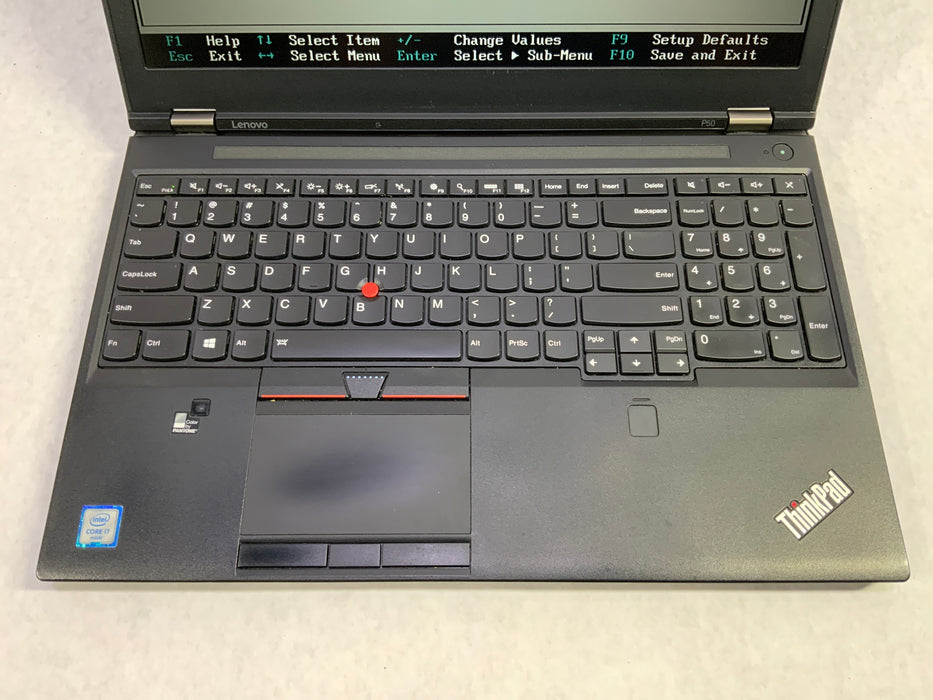 Lenovo ThinkPad P50 15.6" Intel Core i7-6700HQ 250GB SSD 16GB RAM Win 10 Pro Quadro M1000M
