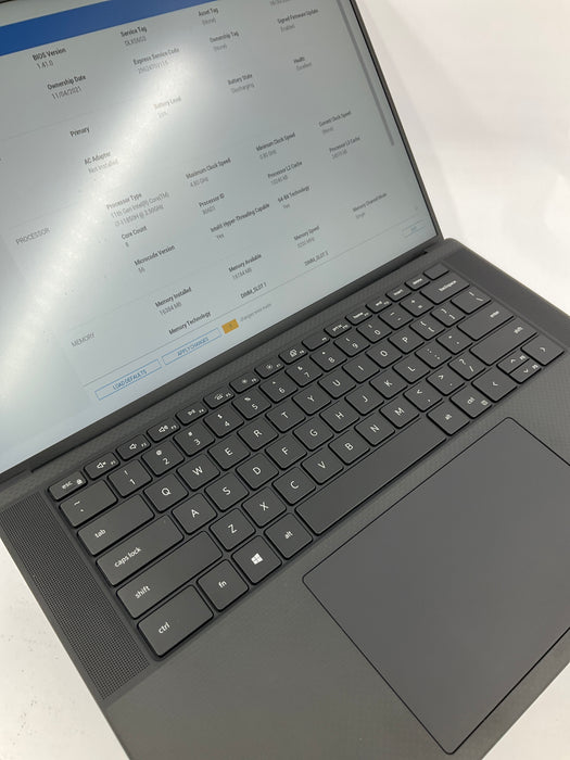 Dell Precision 5560 15.6" Core i7-11850H 512GB 16GB B Win 11 Pro A2000