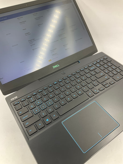 Dell G3 3500 15.6" Core i7-10750H 512GB 16GB Win 11 Pro GTX 1650 Ti
