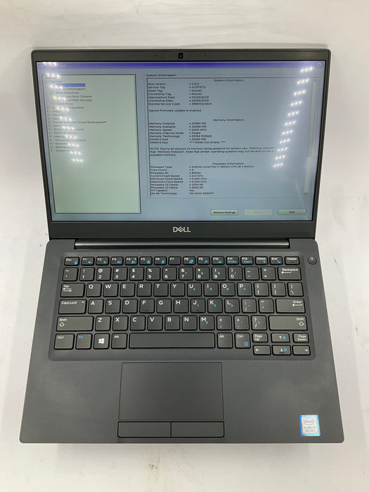 Dell Latitude 7390 13" Touch Core i7-8650U 256GB 16GB A Win 11 Pro