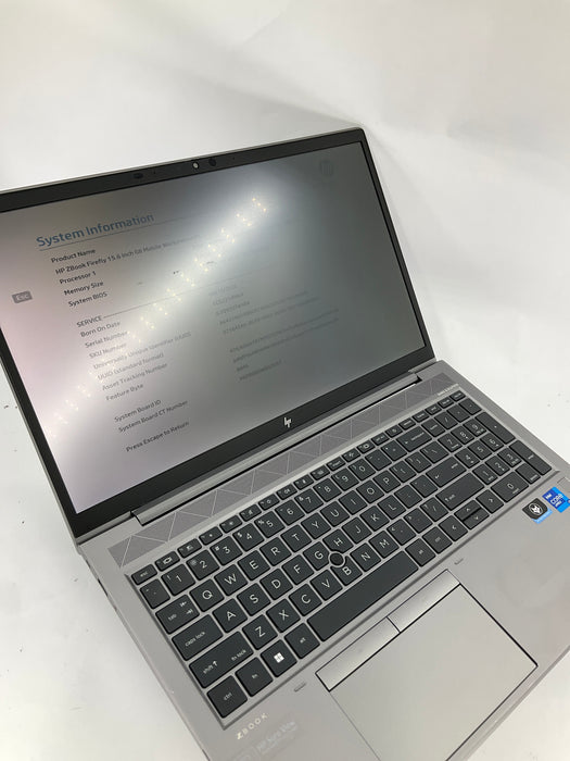 HP Zbook Firefly G8 15.6" Core i7-1185G7 512GB 32GB B Win 11 Pro T500