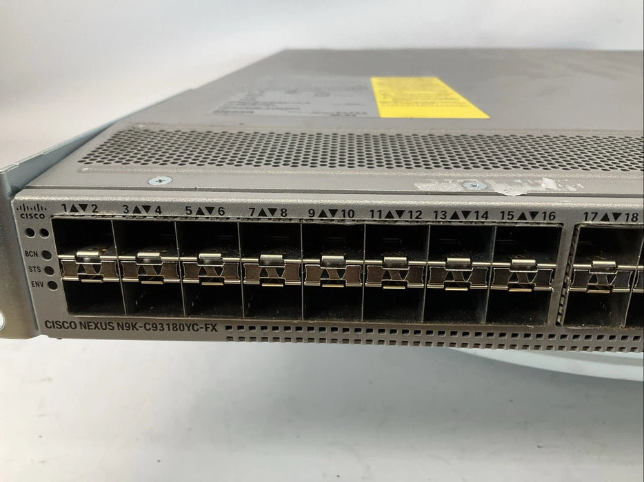 Cisco Nexus N9K-C93180YC-FX 54 SFP Network Switch