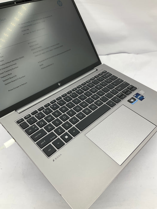 HP Zbook Firefly G9 14" Core i5-1250P 256GB 16GB B Win 11 Pro