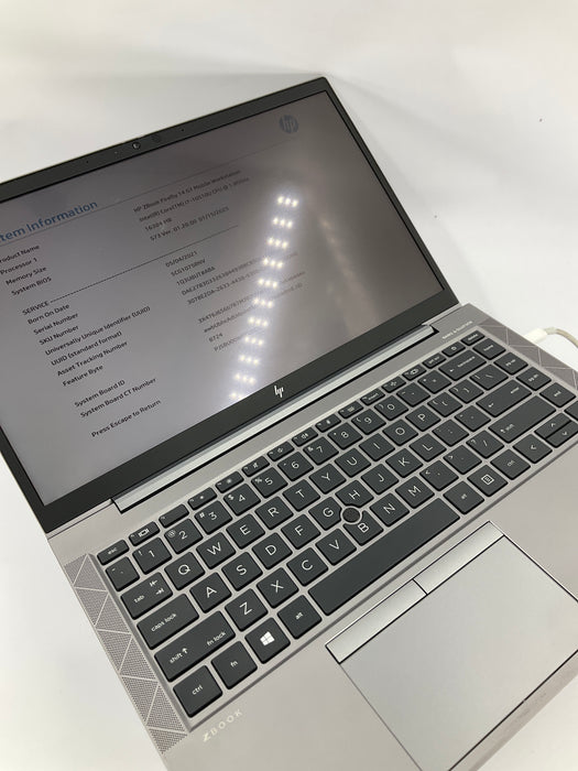 HP Zbook Firefly G7 14" Core i7-10510U 512GB 16GB Win 11 Pro P520