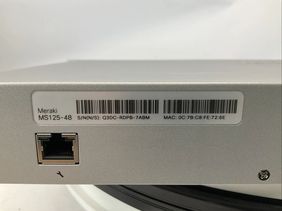 Cisco Meraki MS125-48-HW 10G 48X GIGE SWITCH *UNCLAIMED*