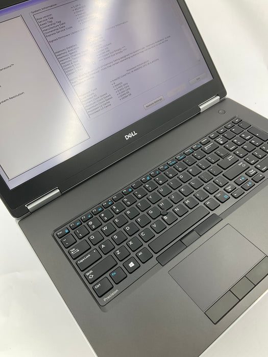 Dell Precision 7740 17.3" Core i9-9980HK 1TB 32GB Win 11 Pro Radeon WX 7100