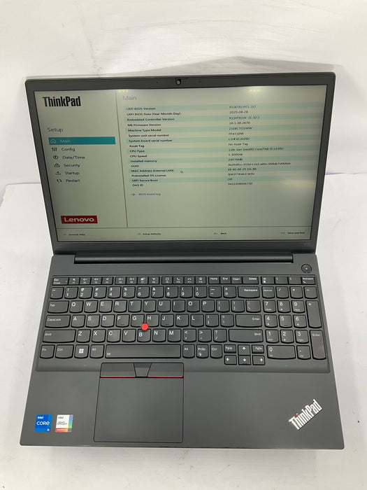Lenovo ThinkPad E15 Gen 4 15.6" Core i5-1235U 256GB 24GB B Win 11 Pro