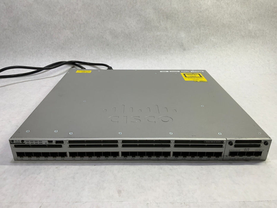 Cisco WS-C3850-24XS-E 24-Port SFP+ 10G Ethernet Switch C-3850-NM-4-10G 2xPSU715w