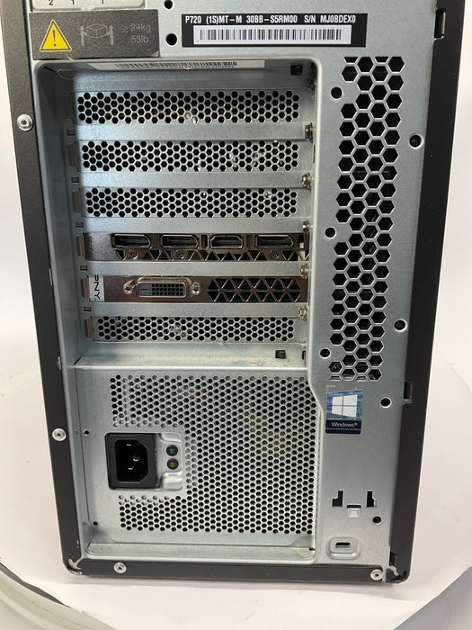 Lenovo ThinkStation P720 Dual Xeon Gold 6246 3TB 192GB B Win 11 Pro GTX 1070