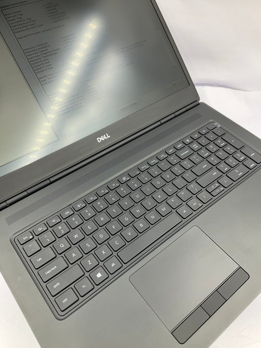 Dell Precision 7750 18" Core i9-10885H 512GB 32GB Win 11 Pro RTX 3000