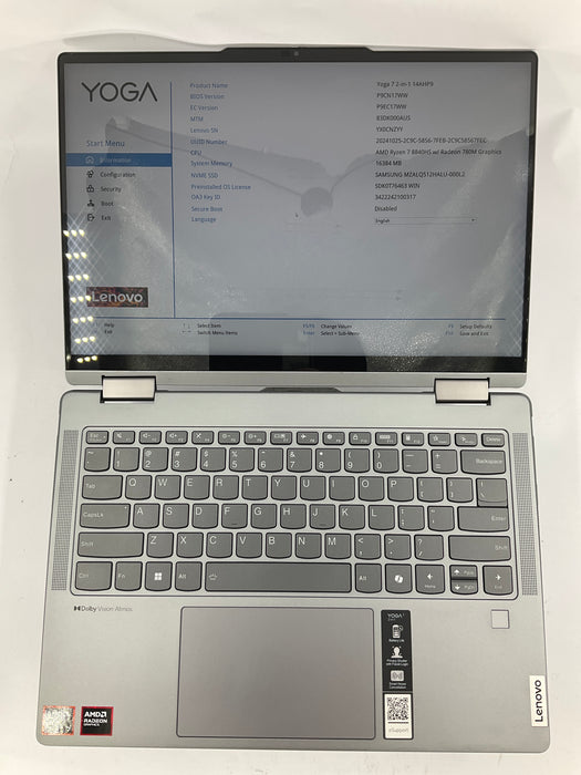Lenovo Yoga 7 14AHP9 83DK 14" 2in1 Touch AMD Ryzen 7 8840HS 512GB 16GB W11P
