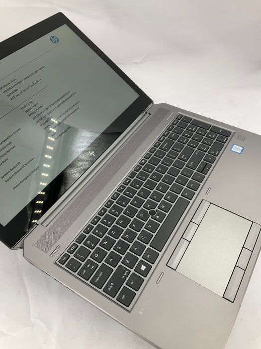 HP ZBook 15 G6 15.6" Touch Core i7-9850H 256GB 32GB B Win 11 Pro T2000