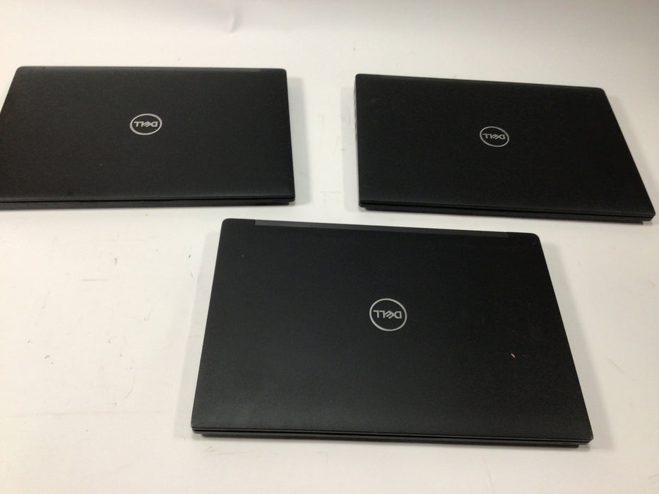 Lot of 3 - Dell Latitude 7490 14" Intel Core i7-7600U 256GB SSD 16GB RAM Bulk Laptops