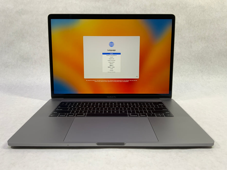 2019 Apple MacBook Pro 15.4" Intel Core i7-9750H 256GB 16GB RAM macOS Ventura