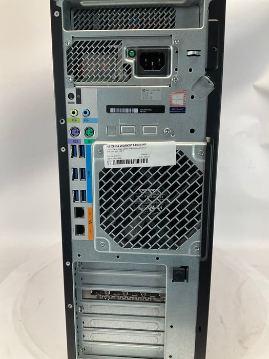 HP Z6 G4 Workstation Xeon Silver 4116 512GB 32GB Win 11 Pro M4000