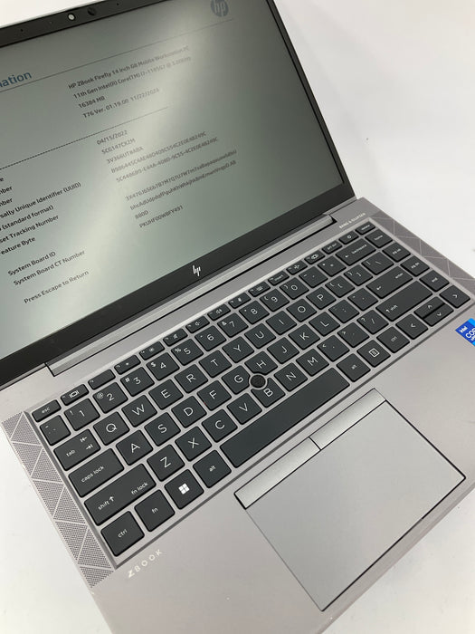 HP ZBook Firefly G8 14" Core i7-1185G7 256GB 16GB B Win 11 Pro