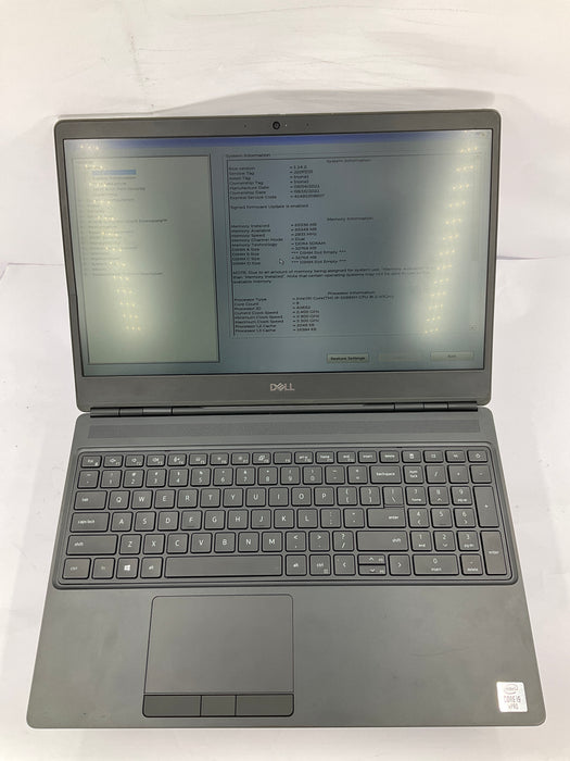 Dell Precision 7550 16" Core i9-10885H 2TB 64GB B Win 11 Pro RTX 5000