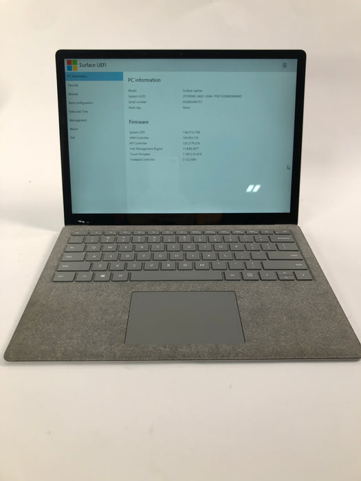 Microsoft Surface Laptop 1st Gen (1769) 13.5" Intel Core i5-7300U 256GB SSD 8GB RAM Win 10 Pro