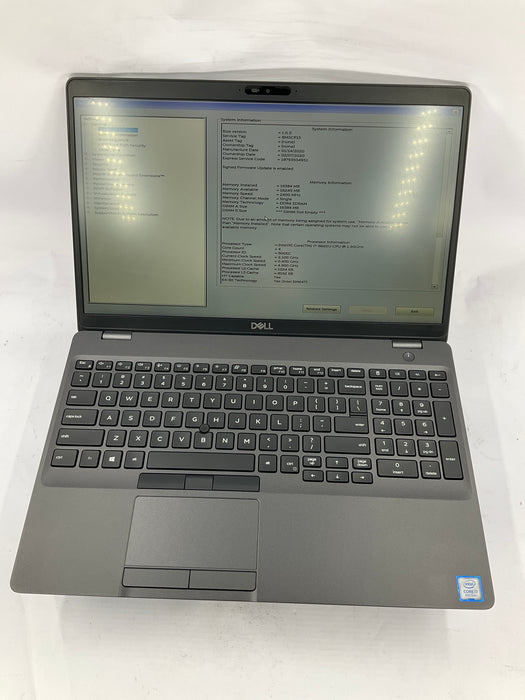 Dell Latitude 5500 15" Core i7-8665U 500GB 16GB A Win 11 Pro