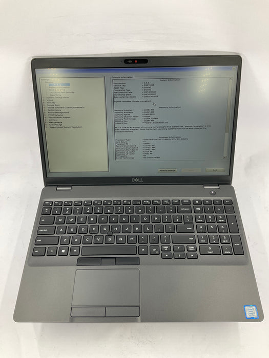 Dell Latitude 5500 15.6" Core i7-8665U 512GB 16GB A Win 11 Pro