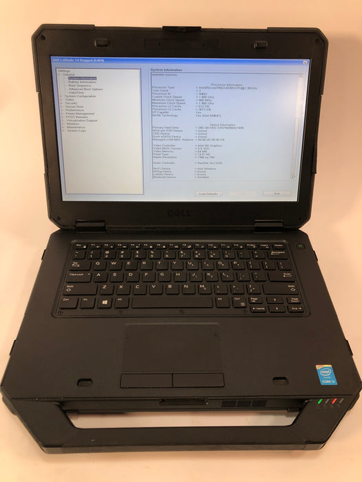 Dell Latitude 14 Rugged 5404 14" Intel Core i3-4030U 256GB SSD 8GB RAM Win 10 Pro