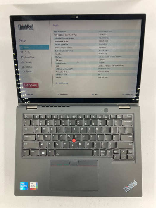 Lenovo ThinkPad L13 Yoga Gen 3 13.3" Core i5-1235U 256GB 16GB B Win 11 Pro
