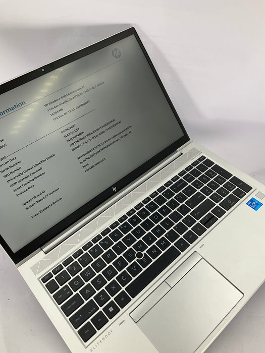HP EliteBook 850 G8 15.6" Core i5-1145G7 256GB 16GB B Win 11 Pro *READ*