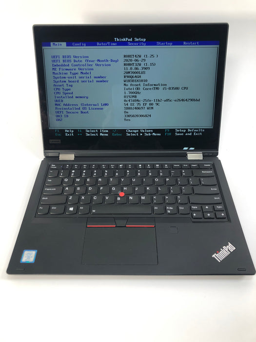 Lenovo ThinkPad L380 Yoga 20M7 13.3" (2-in-1 Touchscreen) Intel Core i5-8350U 256GB SSD 8GB RAM Win 11 Pro