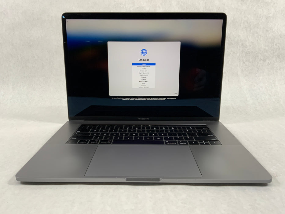 2019 Apple MacBook Pro 15.4" Intel Core i9-9980H 512GB SSD 16GB RAM A macOS Sonoma
