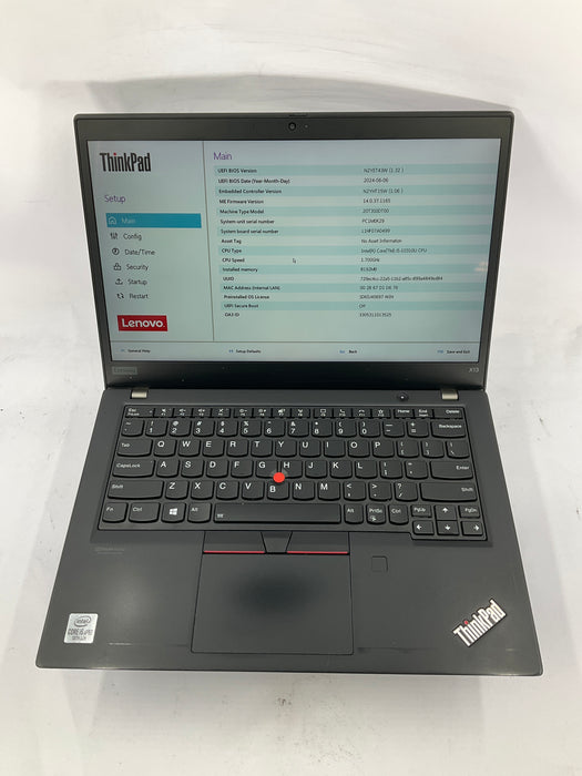 Lenovo ThinkPad X13 13" Core i5-10310U 256GB 8GB B Win 11 Pro