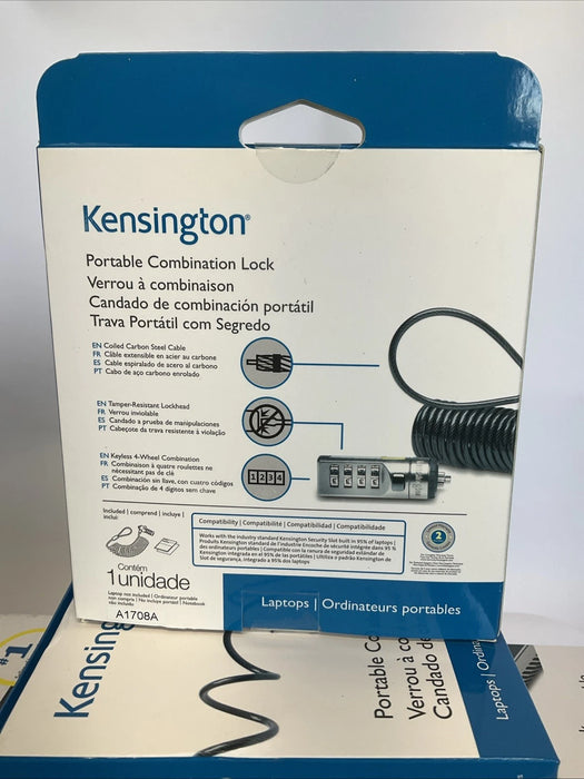 Lot of 9 Kensington Combination Laptop Computer Lock - K64670AM