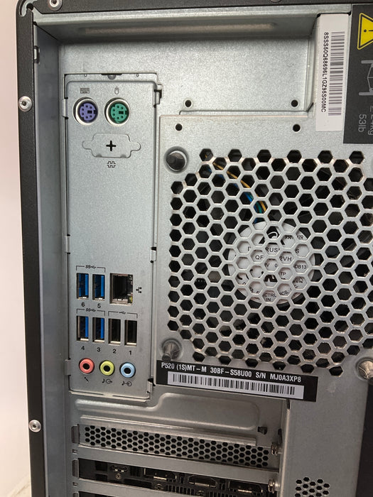 Lenovo ThinkStation P520 Xeon W-2125 250GB 32GB Win 11 Pro RTX 2080