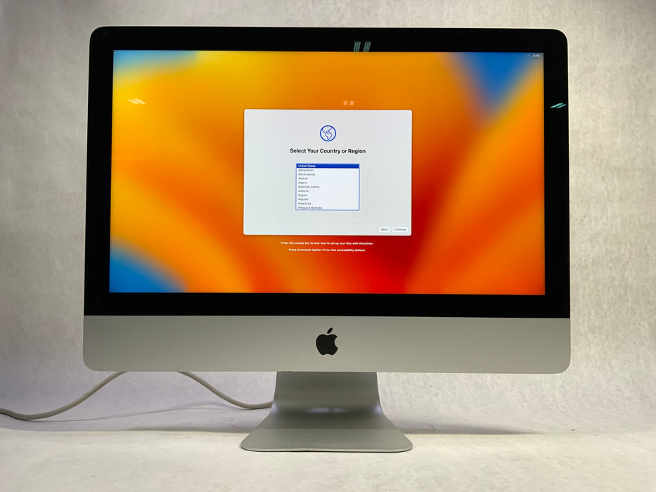 2017 Apple iMac A1418 (EMC 3069) 21.5" 4K Intel Core i5-7500 1TB HDD 8GB RAM macOS Ventura