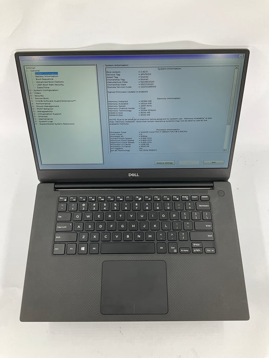 Dell Precision 5530 15.6" Core i7-8850H 512GB 16GB B Win 11 Pro