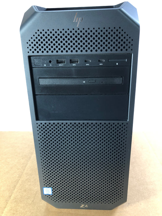 HP Z4 G4 Desktop Workstation Intel Xeon W-2123 512GB SSD 3TB HD 32GB RAM B Win 11 Pro P4000