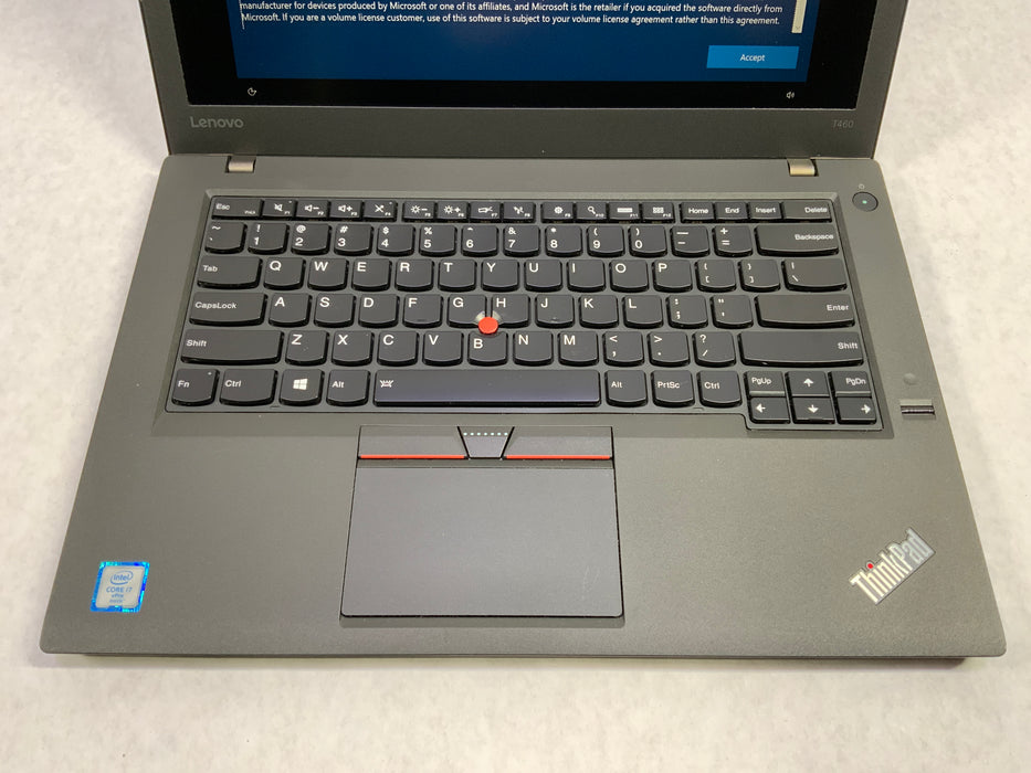 Lenovo ThinkPad T460 14" Intel Core i7-6600U 480GB SSD 8GB RAM Win 10 Pro