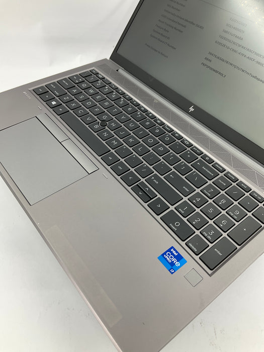 HP Zbook Firefly 15 G8 15.6" Core i7-1185G7 256GB 16GB B Win 11 Pro