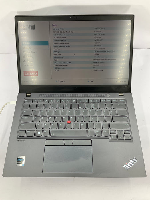Lenovo ThinkPad T14s Gen 2 14" Core i7-1165G7 512GB 16GB B Win 11 Pro