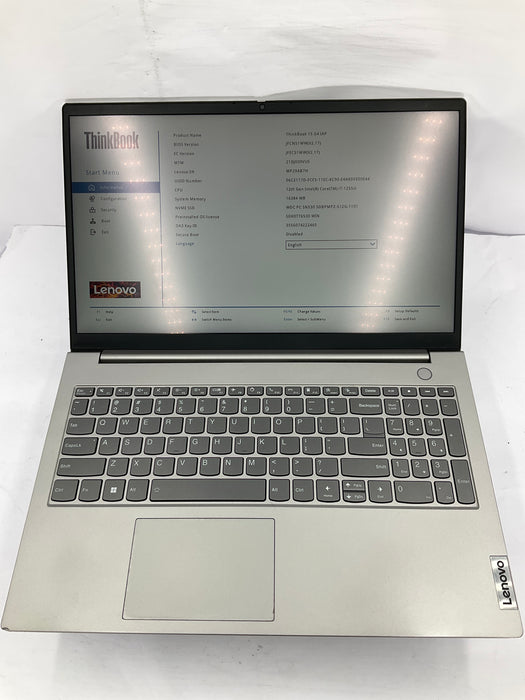Lenovo ThinkBook 15 G4 IAP 16" Core i7-1255U 512GB 16GB B Win 11 Pro
