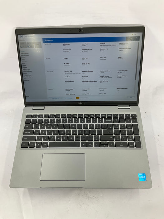 Dell Latitude 5530 15.6" Core i5-1235U 512GB 16GB B Win 11 Pro *READ*