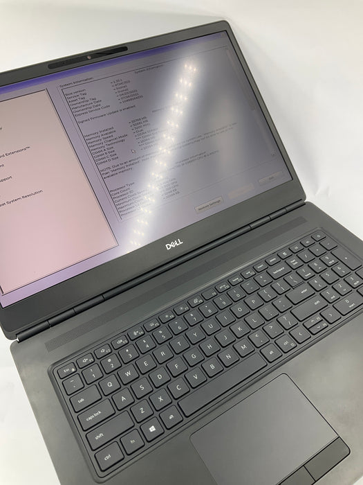 Dell Precision 7750 17.3" Core i9-10885H 512GB 32GB Win 11 Pro RTX 4000
