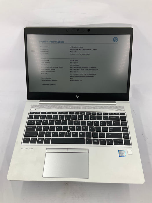 HP EliteBook 840 G6 14" Core i7-8665U 512GB 16GB B Win 11 Pro