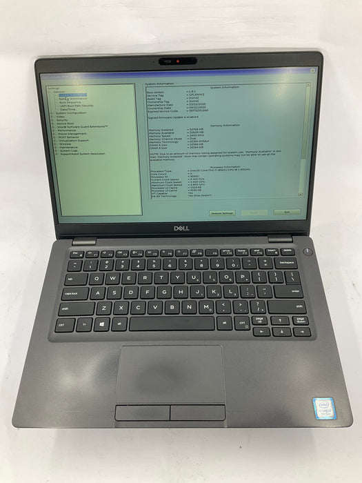 Dell Latitude 5300 13" Touch Core i7-8665U 512GB 32GB B Win 11 Pro