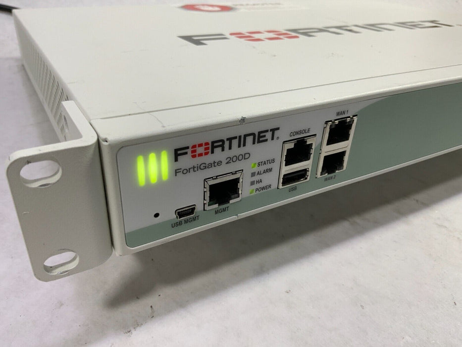 Fortinet FG-200D Fortigate Network Firewall Security Appliance P11545-04-03