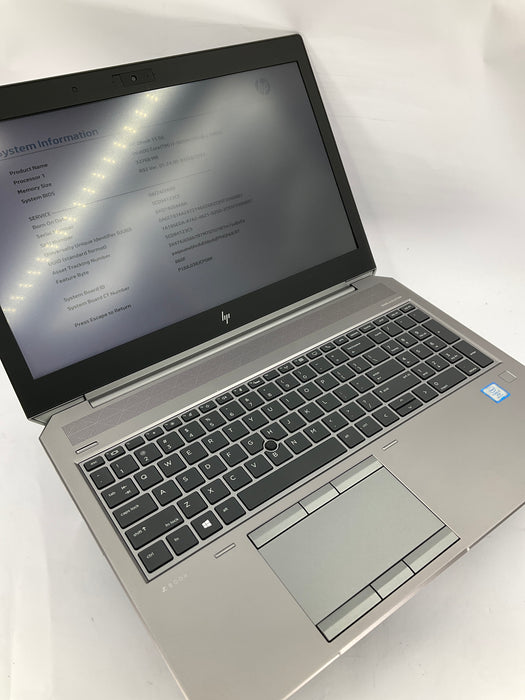 HP ZBook 15 G6 15.6" Core i7-9850H 256GB 32GB B Win 11 Pro