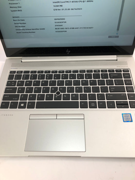 HP EliteBook 840 G5 14" Touch Intel Core i7-8550U 512GB SSD 16GB RAM Win 11 Pro