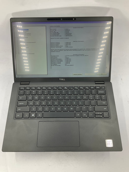 Dell Latitude 7410 14" Touch Core i7-10610U 250GB 16GB A Win 11 Pro