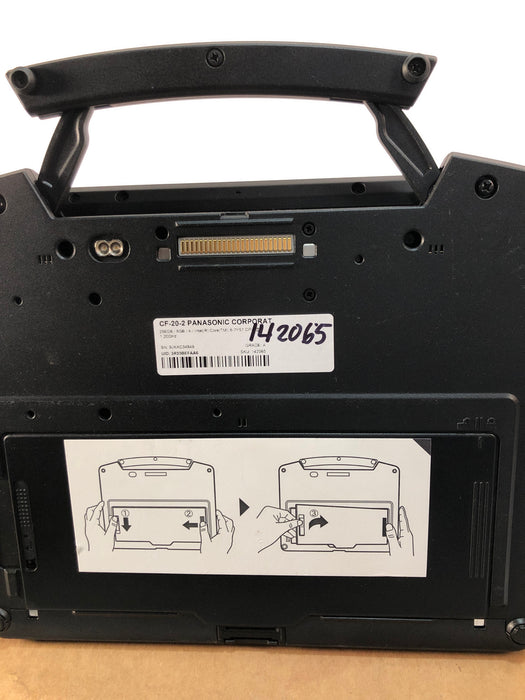 Panasonic Toughbook CF-20 2-in-1 10.1"Touch Intel Core i5-7Y57 256GB SSD 8GB RAM Win 10 Pro