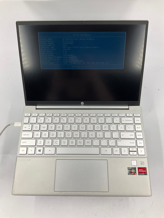 HP Pavilion Aero Laptop 13-be0010nr 13.3" AMD Ryzen 5 5600U 512GB 8GB B W11 Pro