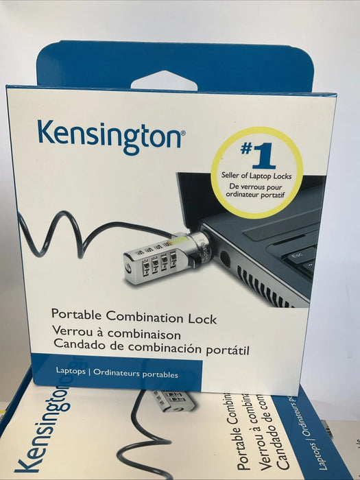 Lot of 9 Kensington Combination Laptop Computer Lock - K64670AM